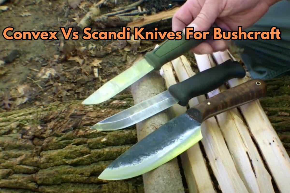 Convex vs. Scandi Grind Bushcraft Knives